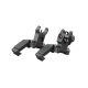 AR LOW PROFILE 45 DEGREE FRONT & REAR FLIP UP SIGHTS: *MT45FS